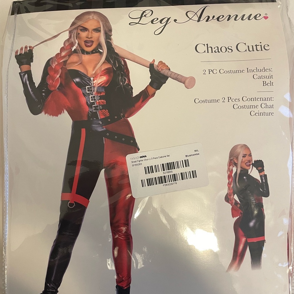 Brand new Fashion Nova Harley Quin Costume